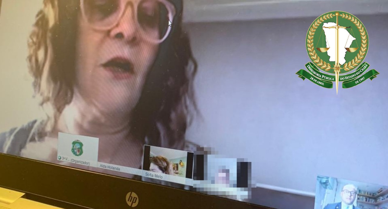 Defensoria participa de primeira audiência remota para adoção, em Fortaleza