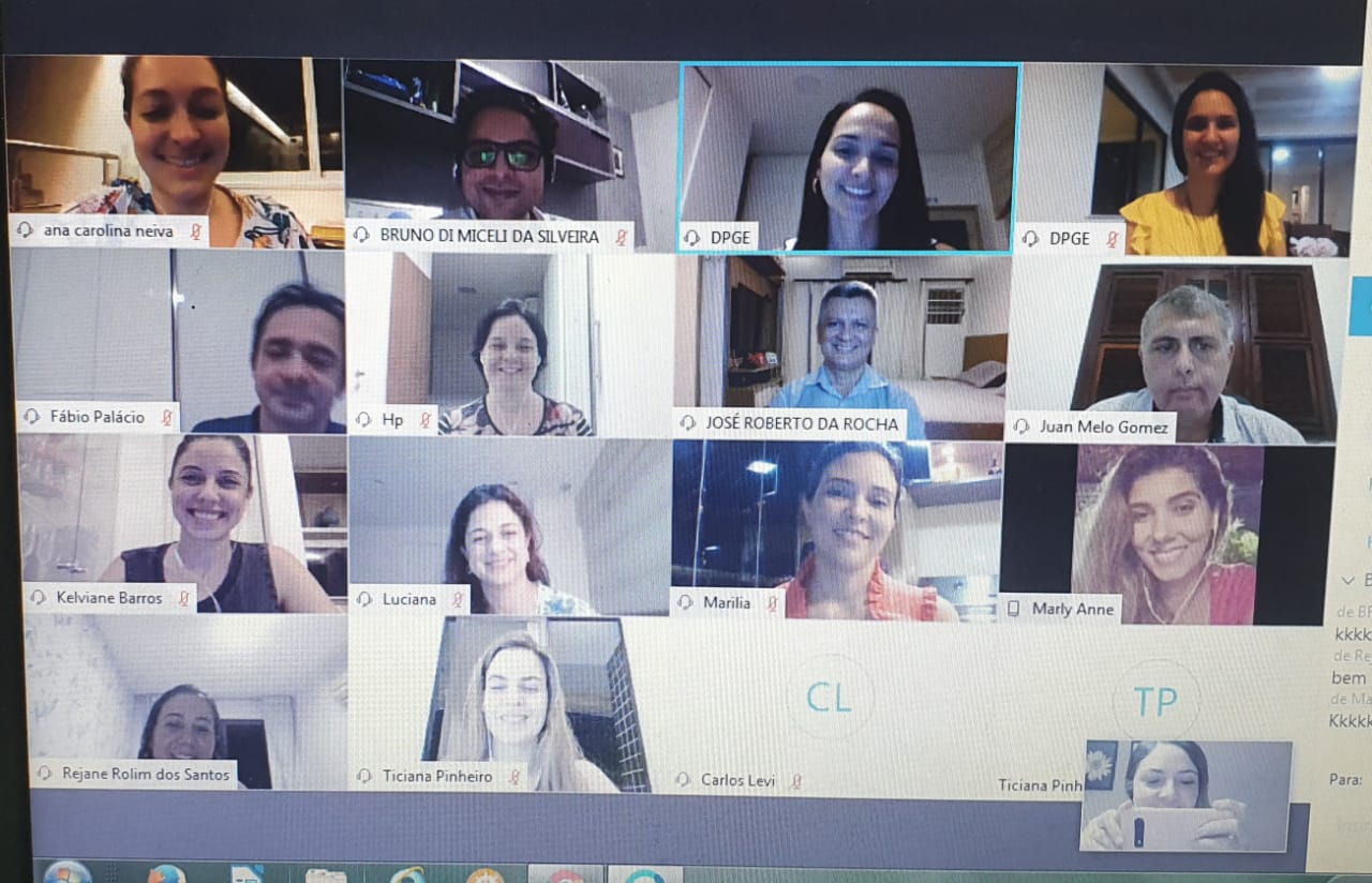 Defensoria promove videoconferências entre defensores e colaboradores  para aprimoramento dos serviços prestados