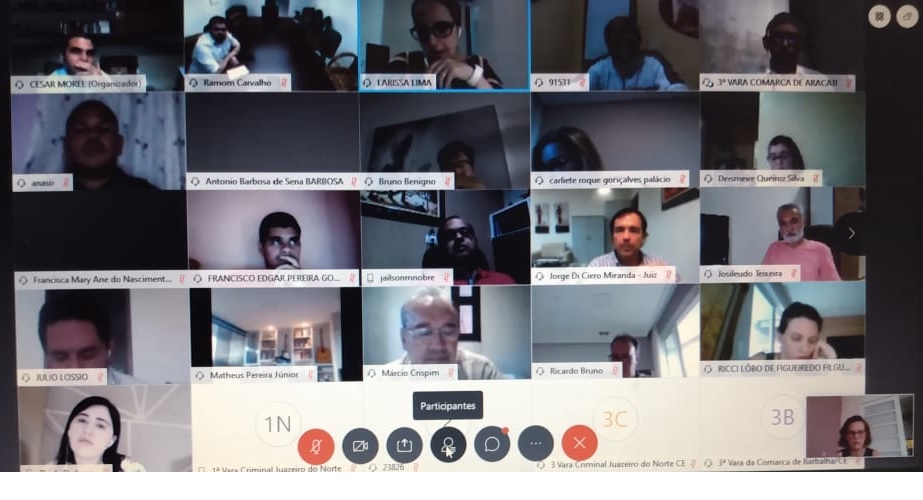 DPCE debate realização de atos judiciais por videoconferência com outros membros do Sistema de Justiça