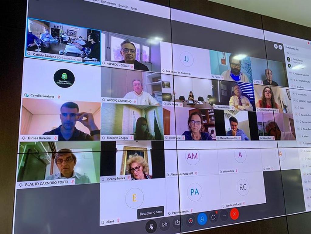 Defensoria participa de novo encontro do Comitê contra a Covid; casos no Ceará estão em queda