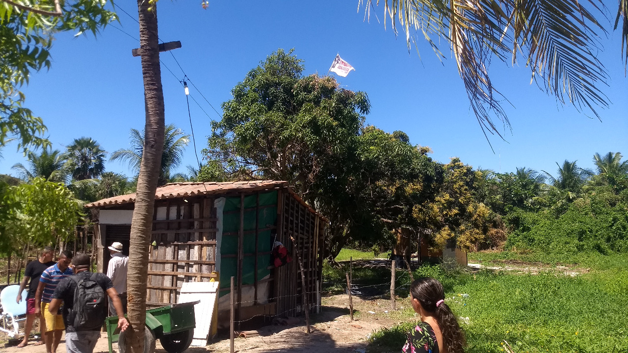 Defensoria Pública acompanha luta por moradia da ocupação Carlos Marighella, em Fortaleza