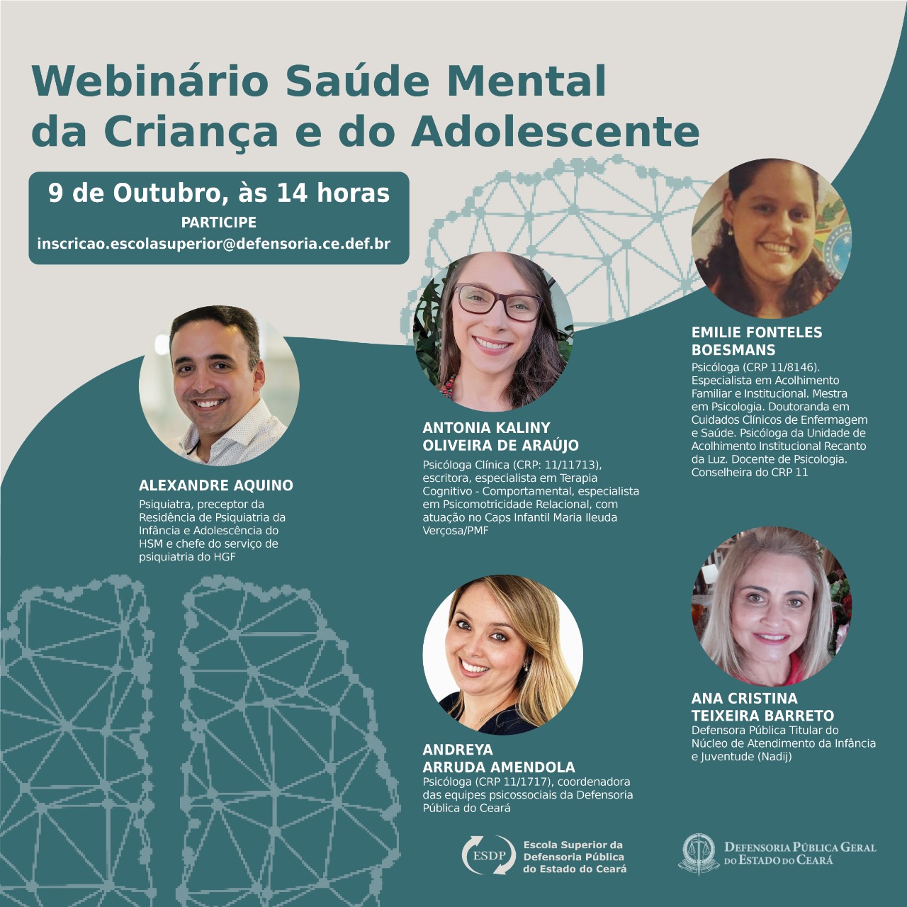 Inscrições estão abertas para webinário sobre saúde mental de crianças e adolescentes