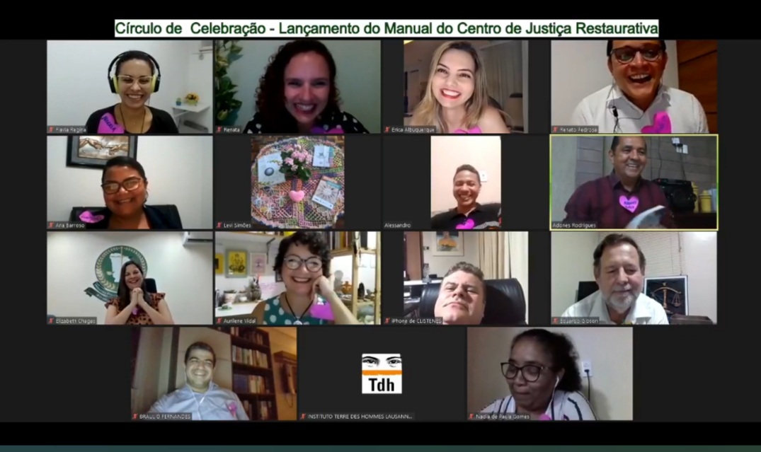 Partilha, escuta e convite online para entender mais sobre justiça restaurativa