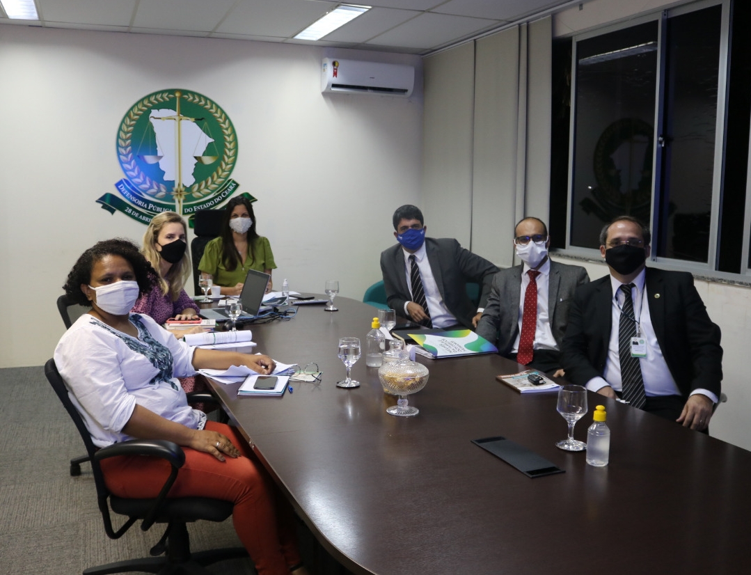 Defensora Geral recebe secretário nacional de Proteção Global