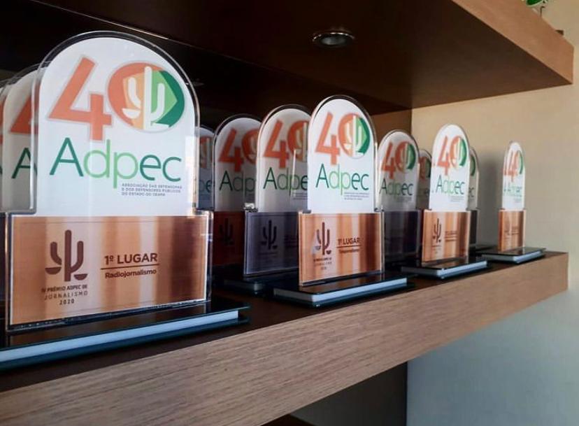 Prêmio ADPEC de Jornalismo realiza cerimônia virtual para a premiação de 16 trabalhos da imprensa cearense