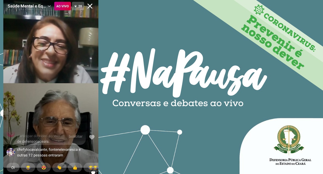 Debate sobre a saúde mental e o equilíbrio emocional marca edição do #NaPausa