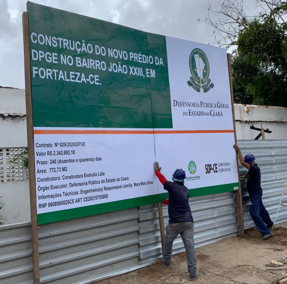 Obras para construção de novo núcleo da Defensoria no bairro João XXIII são iniciadas