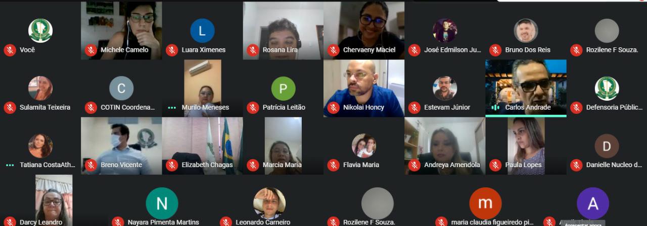 Programa Saúde e Qualidade de vida da Defensoria promove reencontro virtual dos colaboradores e defensores