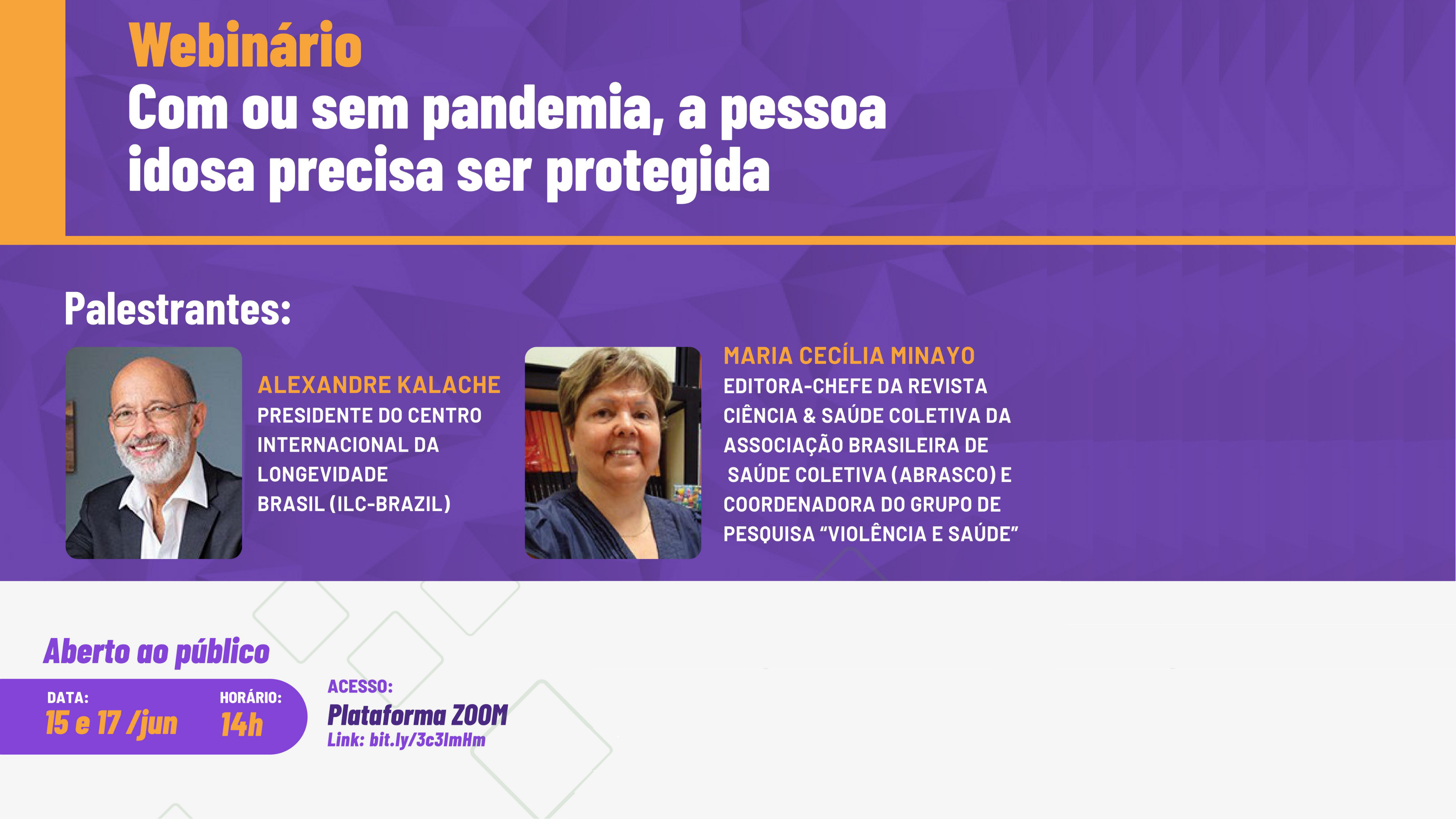 Defensoria participa de webinário em alusão ao Junho Violeta, de combate à violência contra idosos