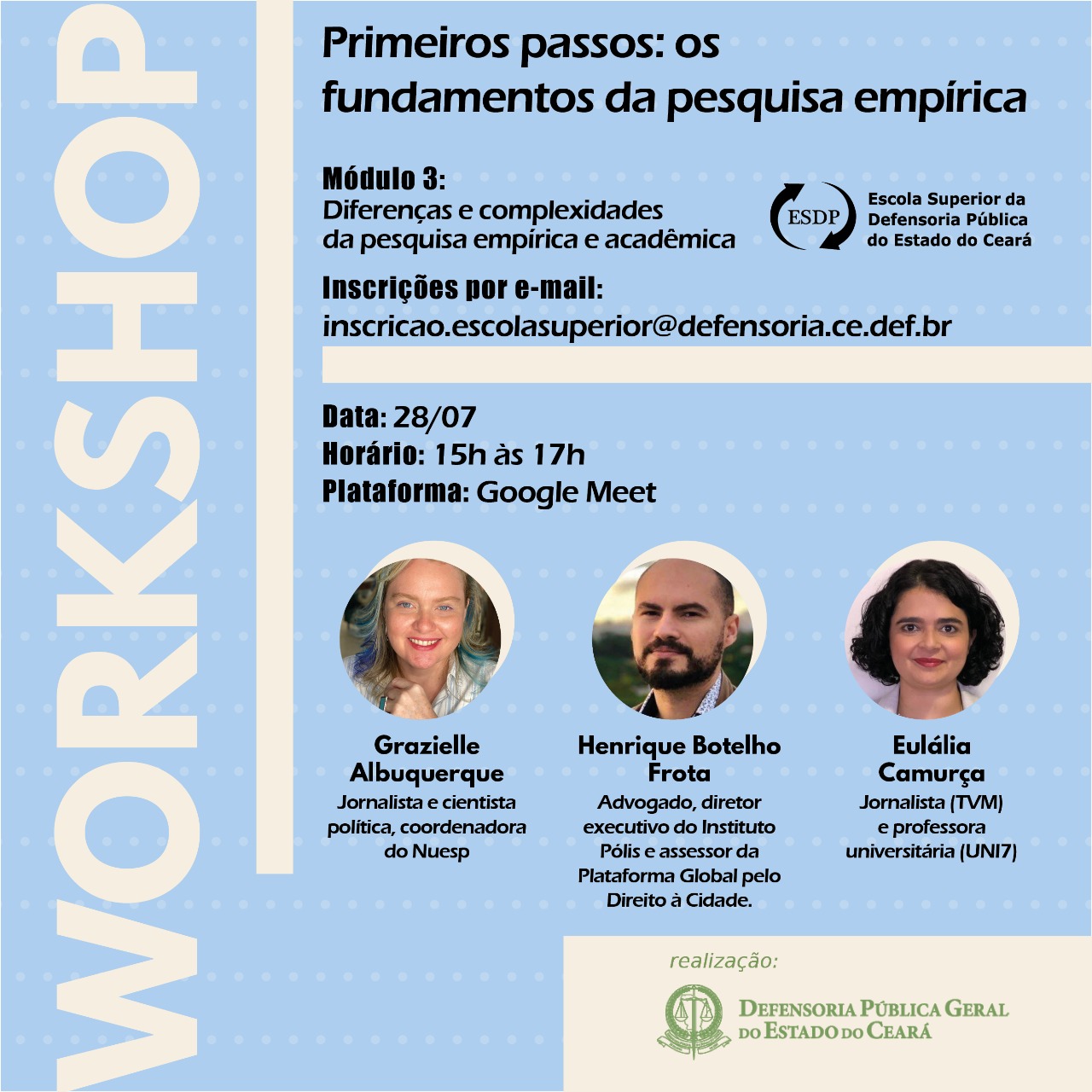 Escola discute primeiros passos para pesquisa acadêmica em seminário aberto ao público