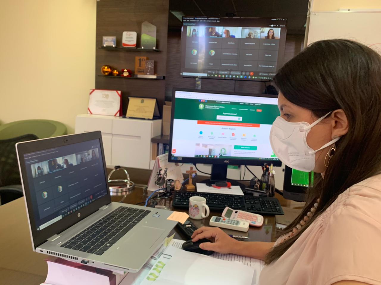 Defensoria Pública participa de reunião de Comitê Estadual de Enfrentamento ao Coronavírus