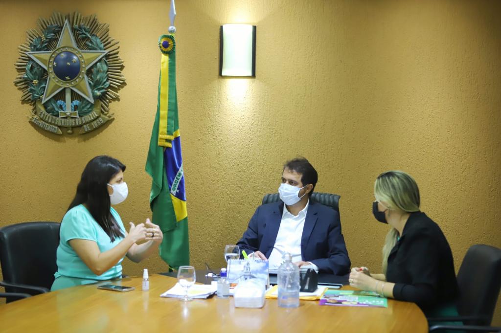 Defensora geral alinha com presidente da Assembleia uma nova sede para o projeto Rede Acolhe