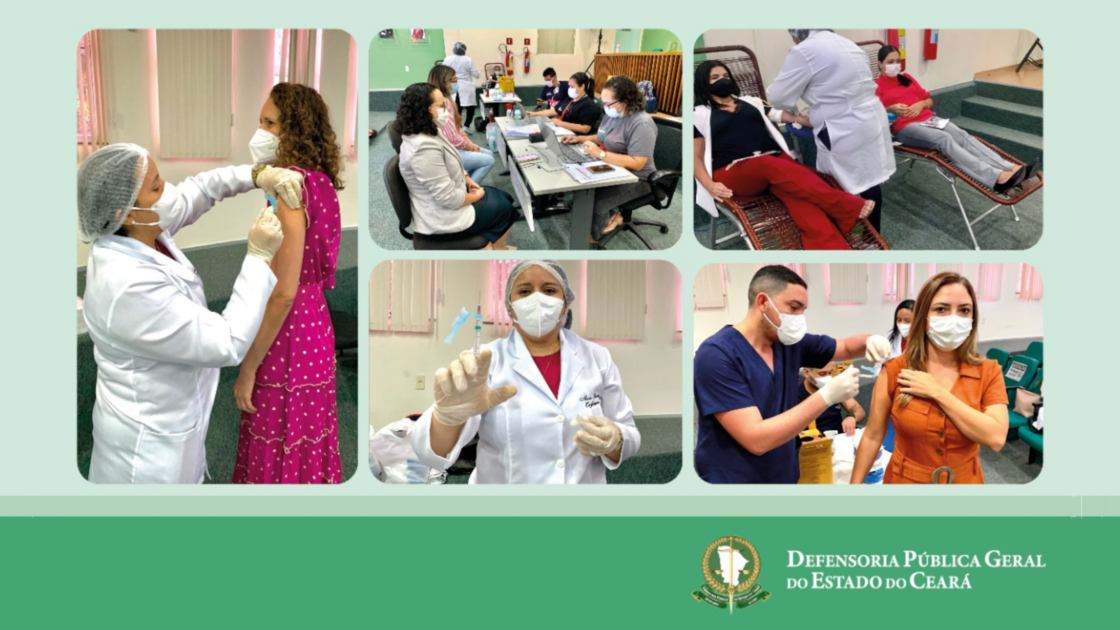 Defensoria realiza dia de vacinação contra H1N1 e campanha para cadastro de doadores de medula