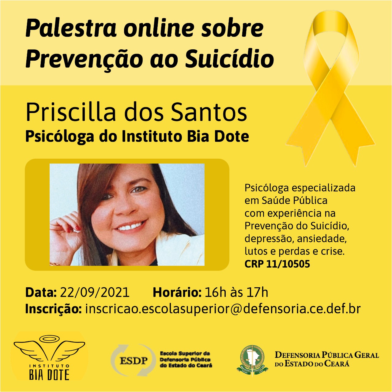 Prevenção ao Suicídio: o assunto é sério 