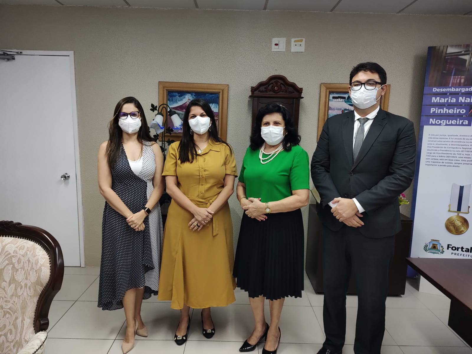 Defensora geral realiza visita institucional à presidenta do Tribunal de Justiça do Ceará