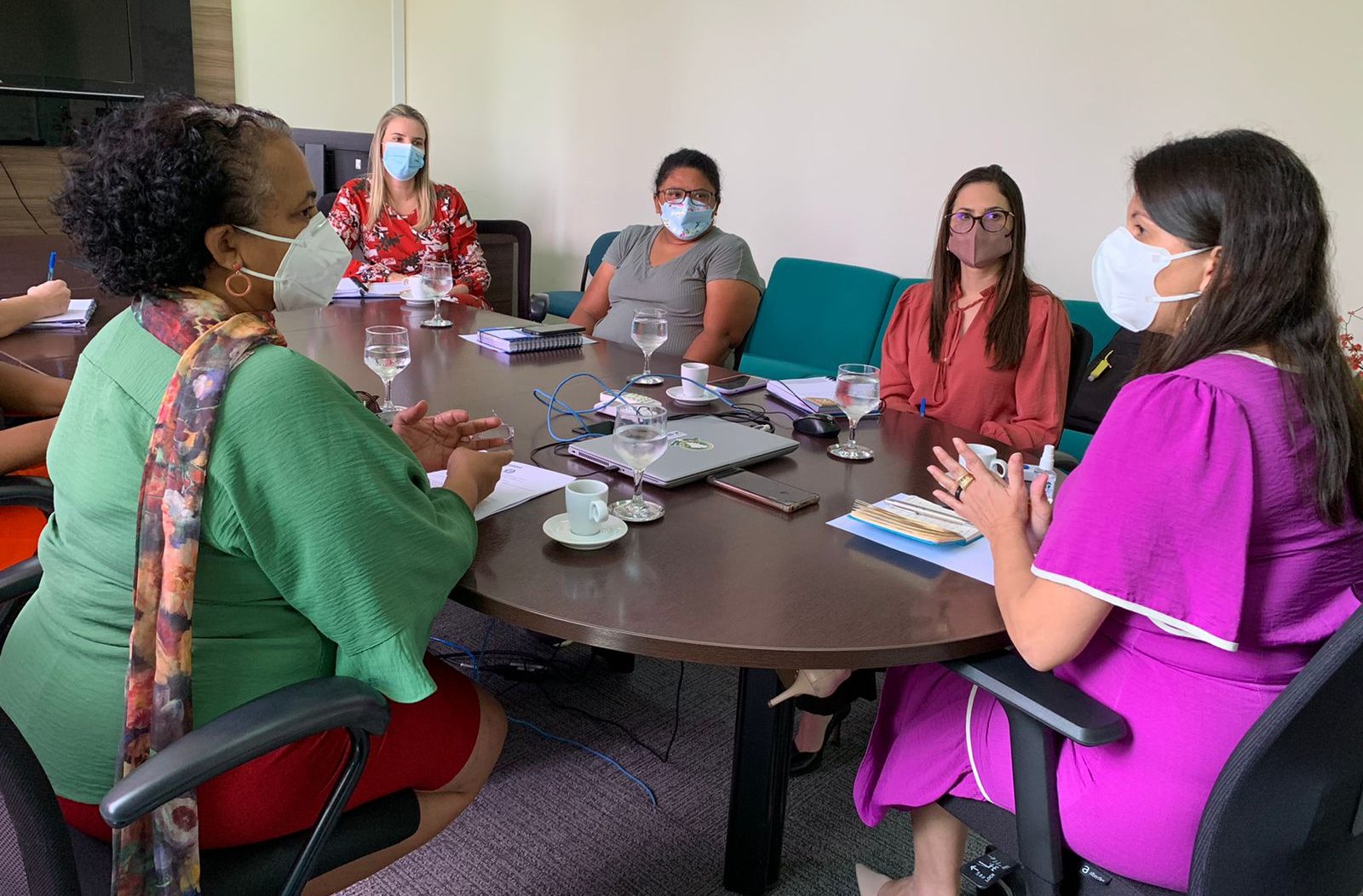 Defensora geral debate pautas de populações indígenas com a coordenadora da igualdade racial