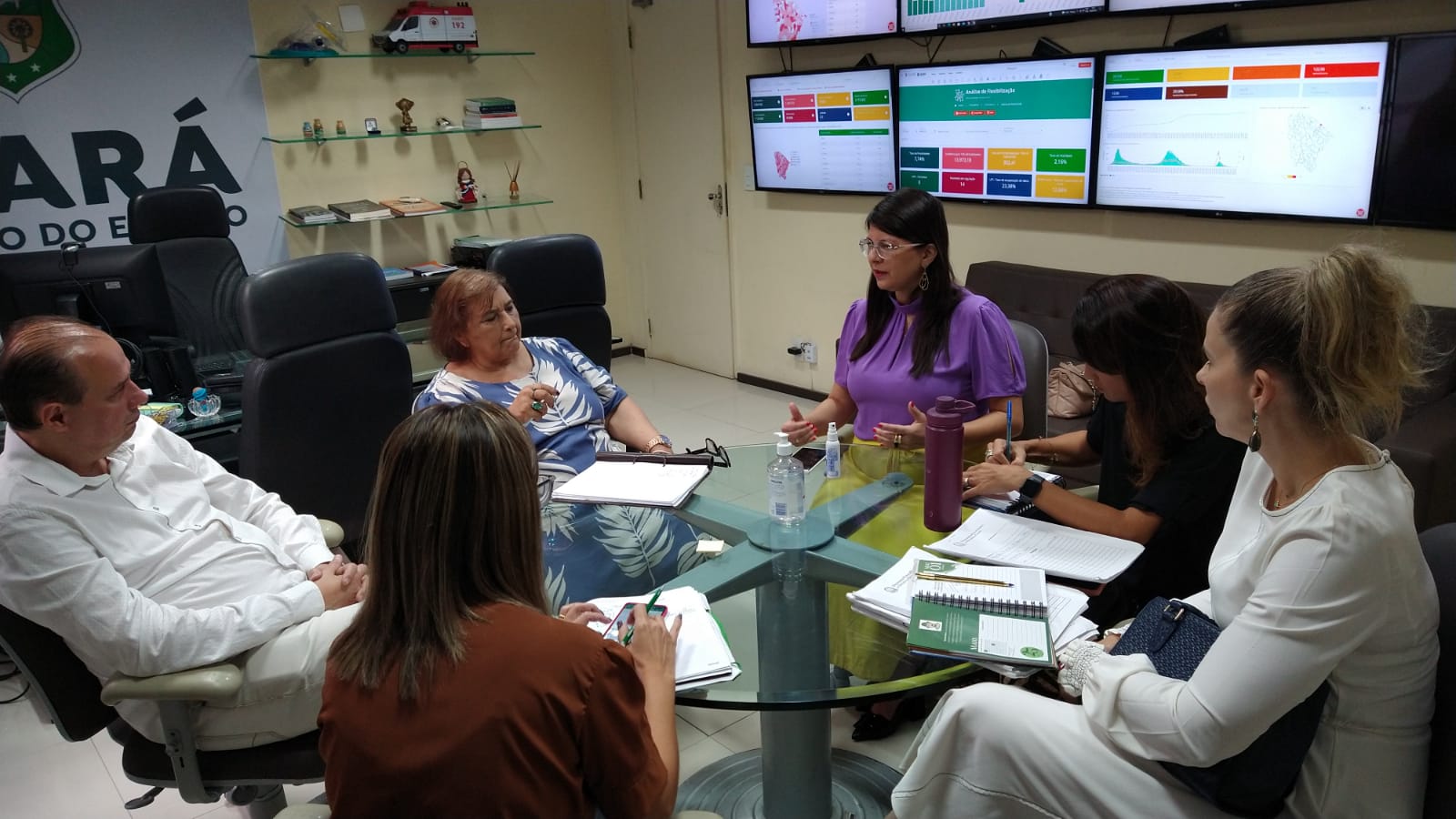 Defensoria alinha fluxos com a Sesa para maior agilidade nas demandas de saúde e negocia a ampliação do Nais para Sobral