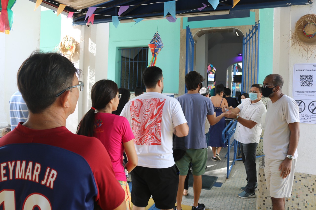 Tranquilidade e organização marcam primeira etapa do concurso da Defensoria do Ceará
