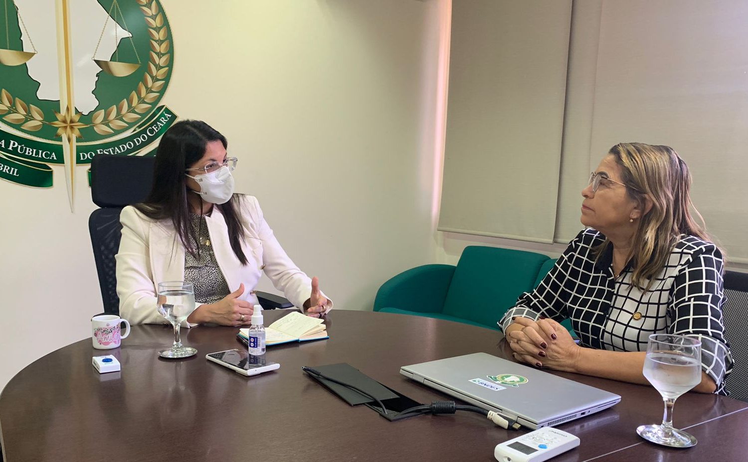 Defensora geral participa de reunião com vereadora Nega do Henrique Jorge 