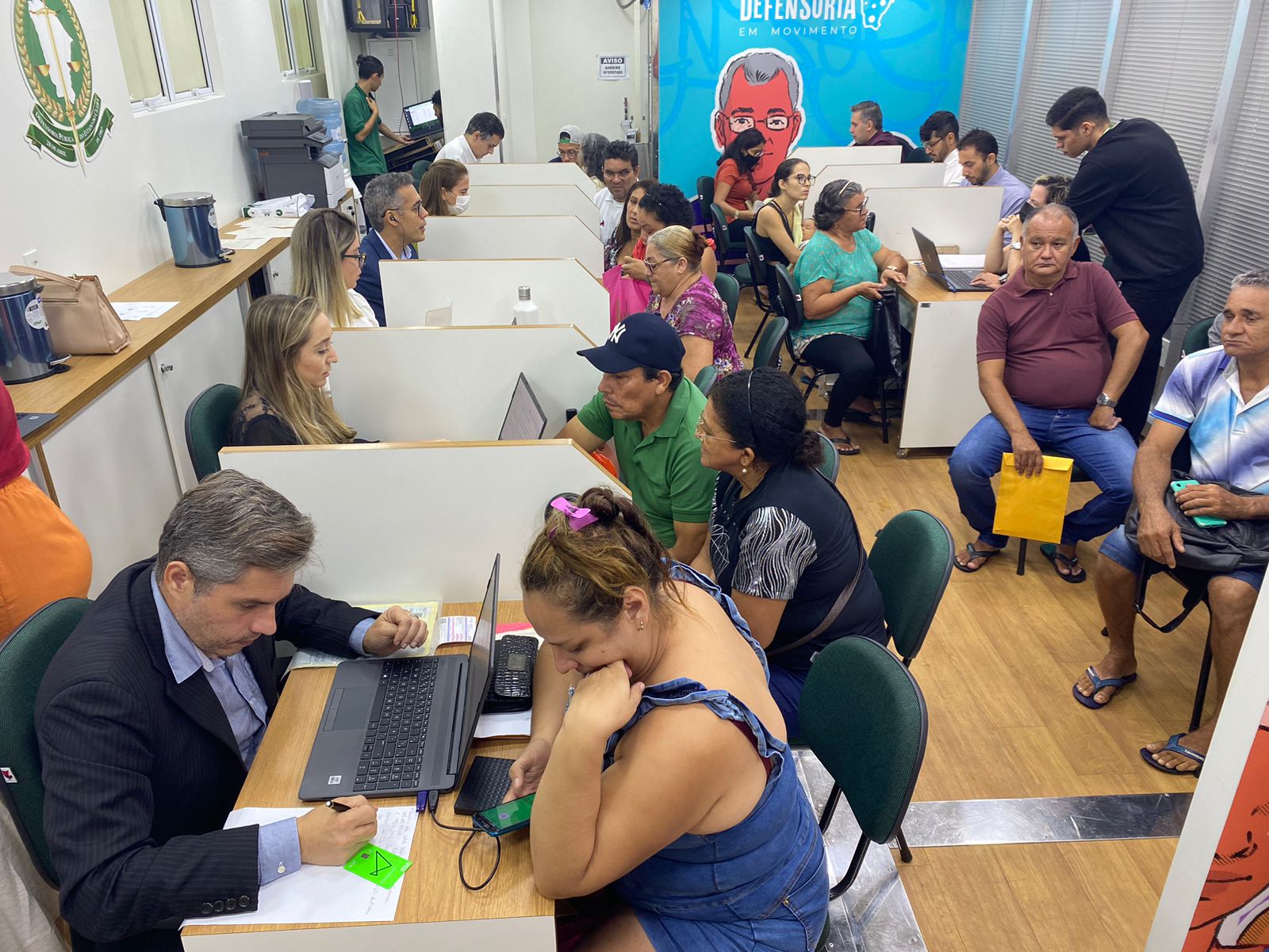 Primeira edição da Defensoria em Movimento no ano registra mais de 200 pessoas atendidas