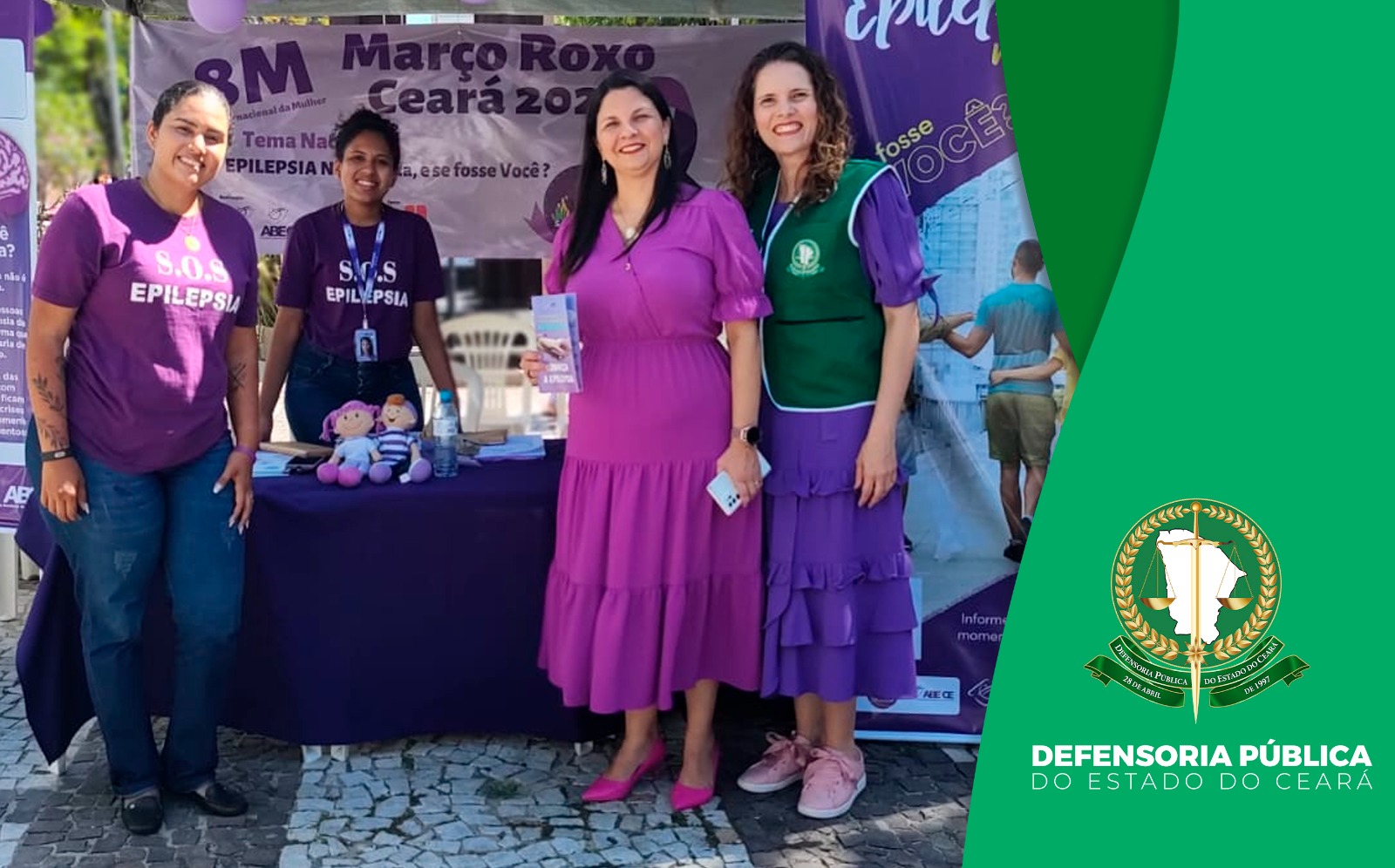 Defensoria acompanha ato popular em defesa das mulheres