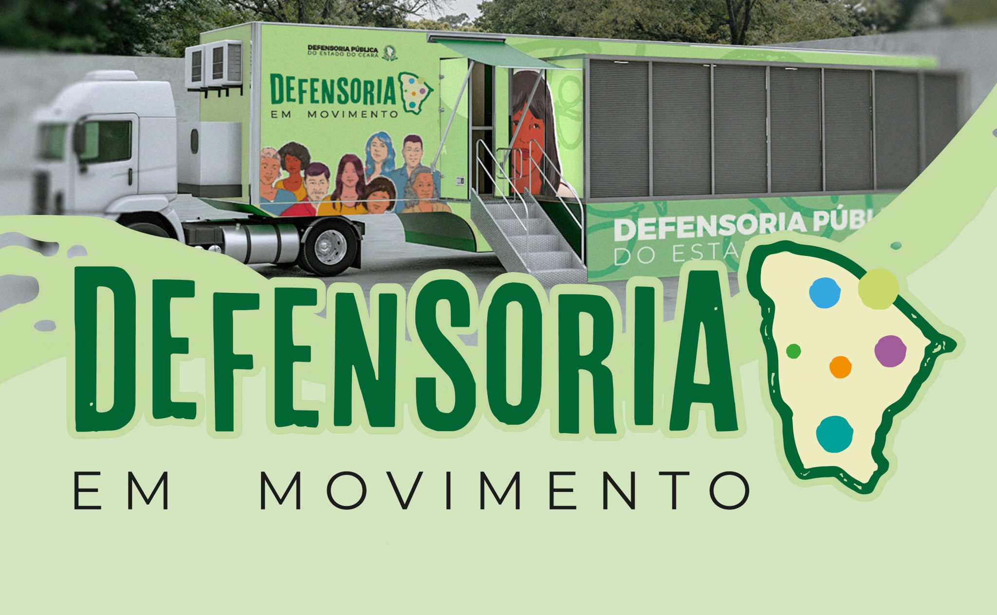 Defensoria em Movimento chega ao Jóquei Clube, em Fortaleza; triagem inicia nesta quarta (29)