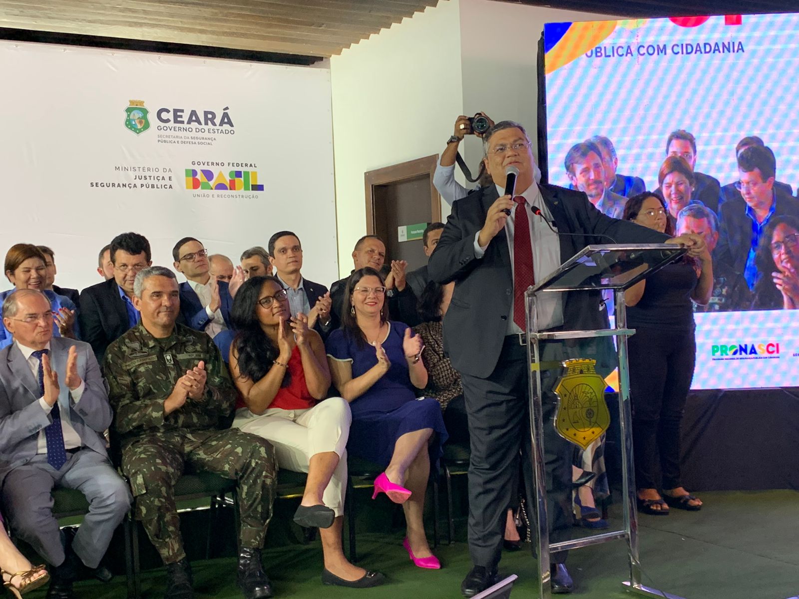 Defensoria Geral prestigia lançamento do Pronasci II, com a presença do ministro Flávio Dino