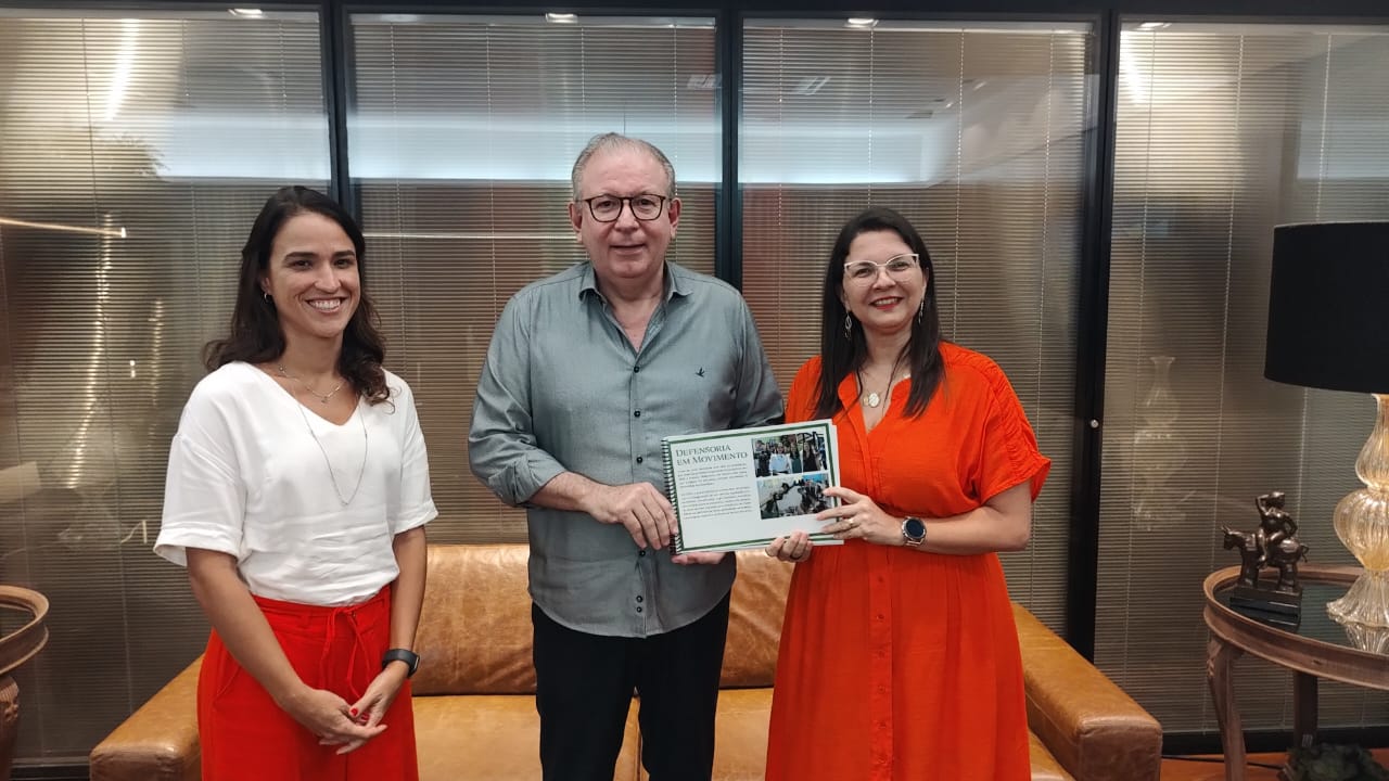 Reunião com Fiec discute projeto para ampliação do Defensoria em Movimento