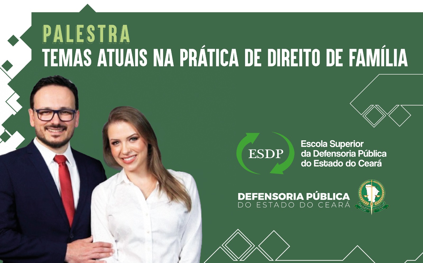 ESDP promove nesta sexta (5/5) palestra com Cíntia Burille e Conrado Paulino sobre temas atuais na prática de Direito de Família