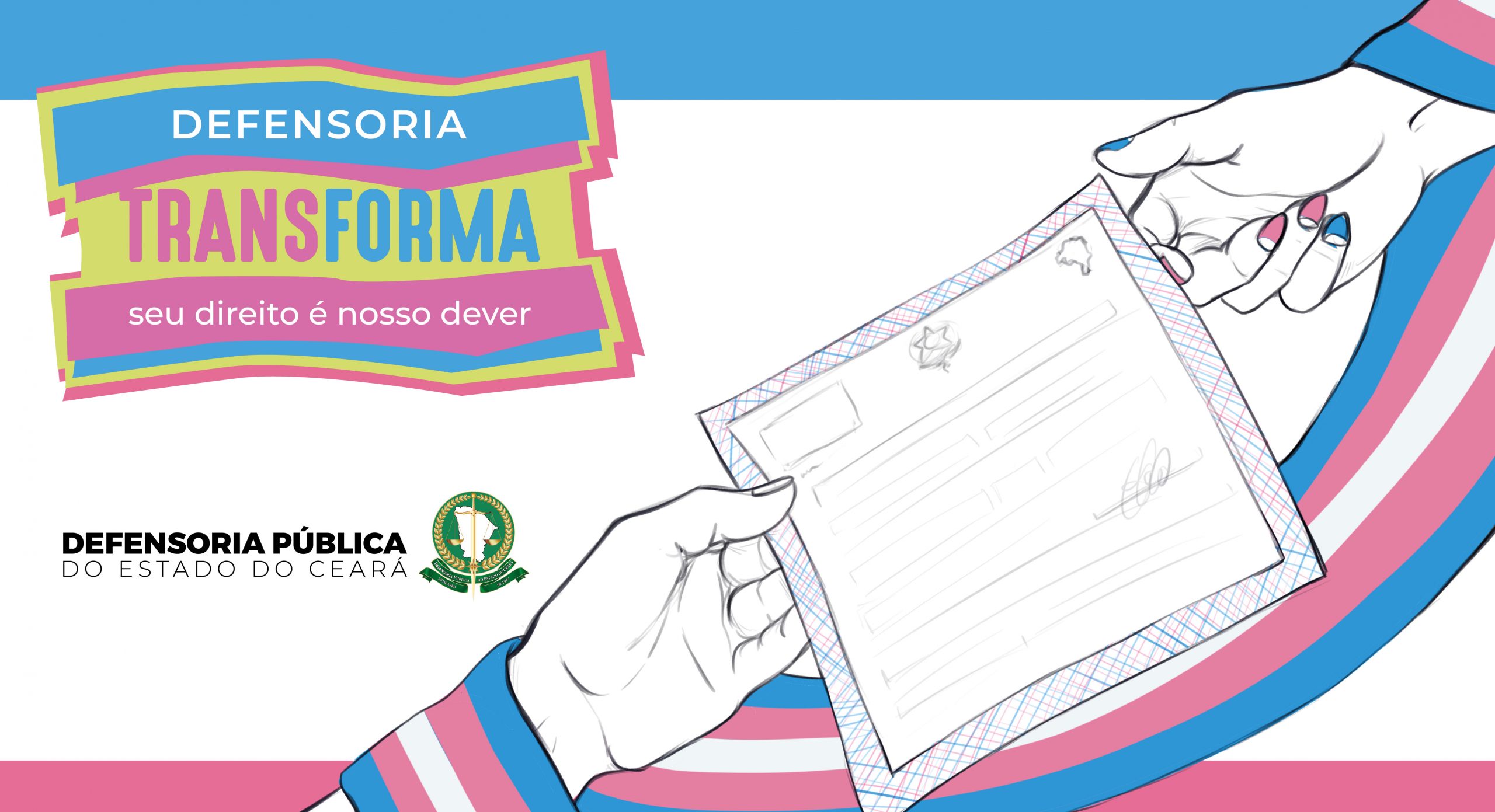 Transforma supera edição anterior e garante inscrição de 206 trans e travestis cearenses para retificação de registro