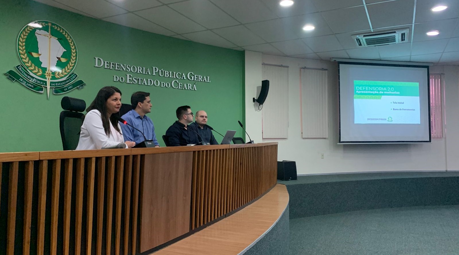 Aperfeiçoamentos da plataforma Nossa Defensoria são apresentados a membros e colaboradores da DPCE