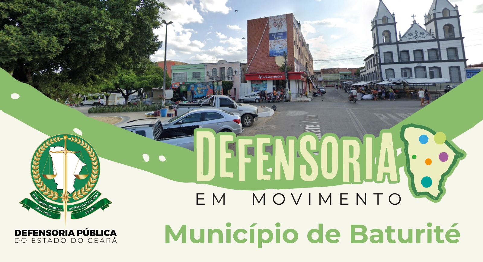 Defensoria em Movimento atende em Baturité entre os dias 13 e 15 de setembro