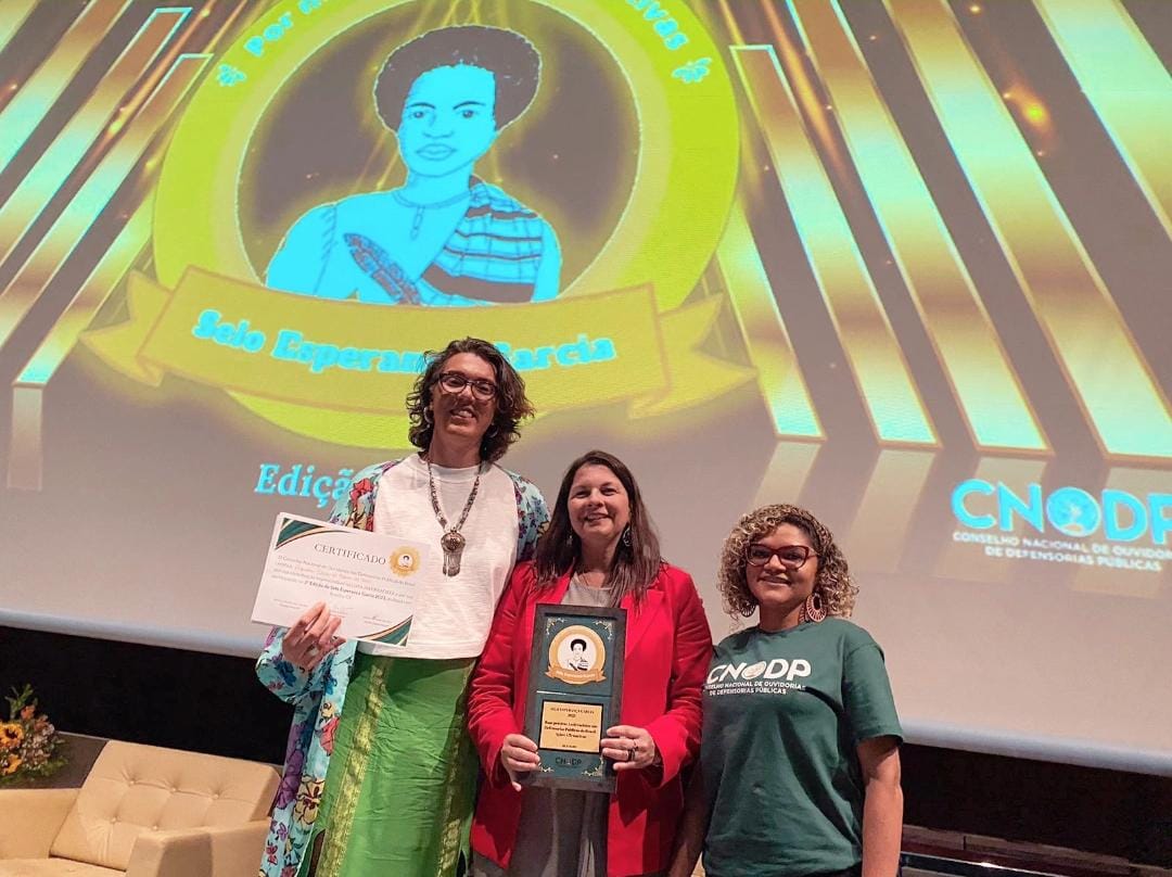 Projetos para populações trans, indígenas e de mulheres encarceradas garantem à DPCE Selo Esperança Garcia