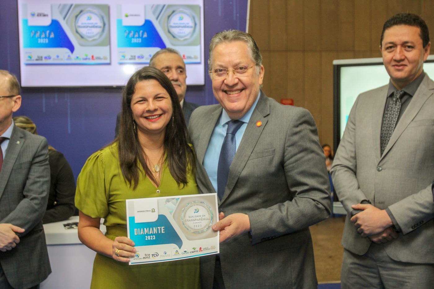 Solenidade entrega certificado do Selo Diamante em Transparência Pública para Defensoria Pública