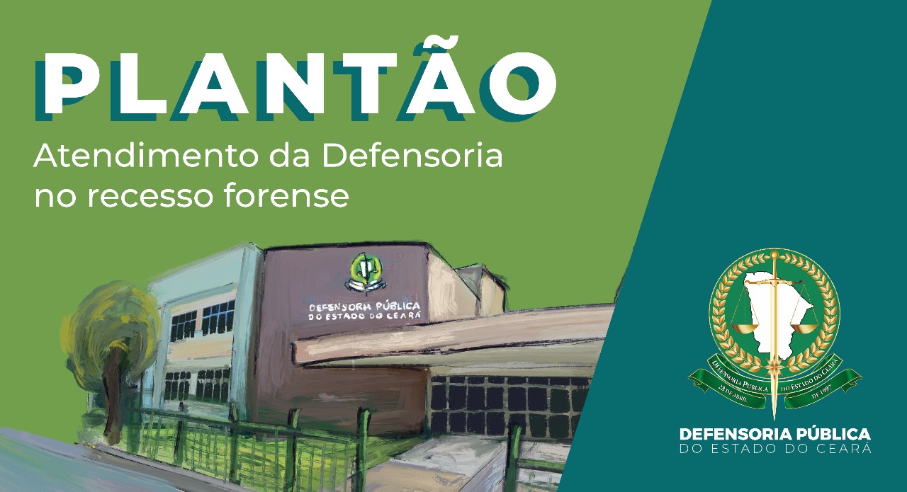 Plantão da Defensoria vai até 7/1 e atende casos emergenciais mesmo em grau de recurso