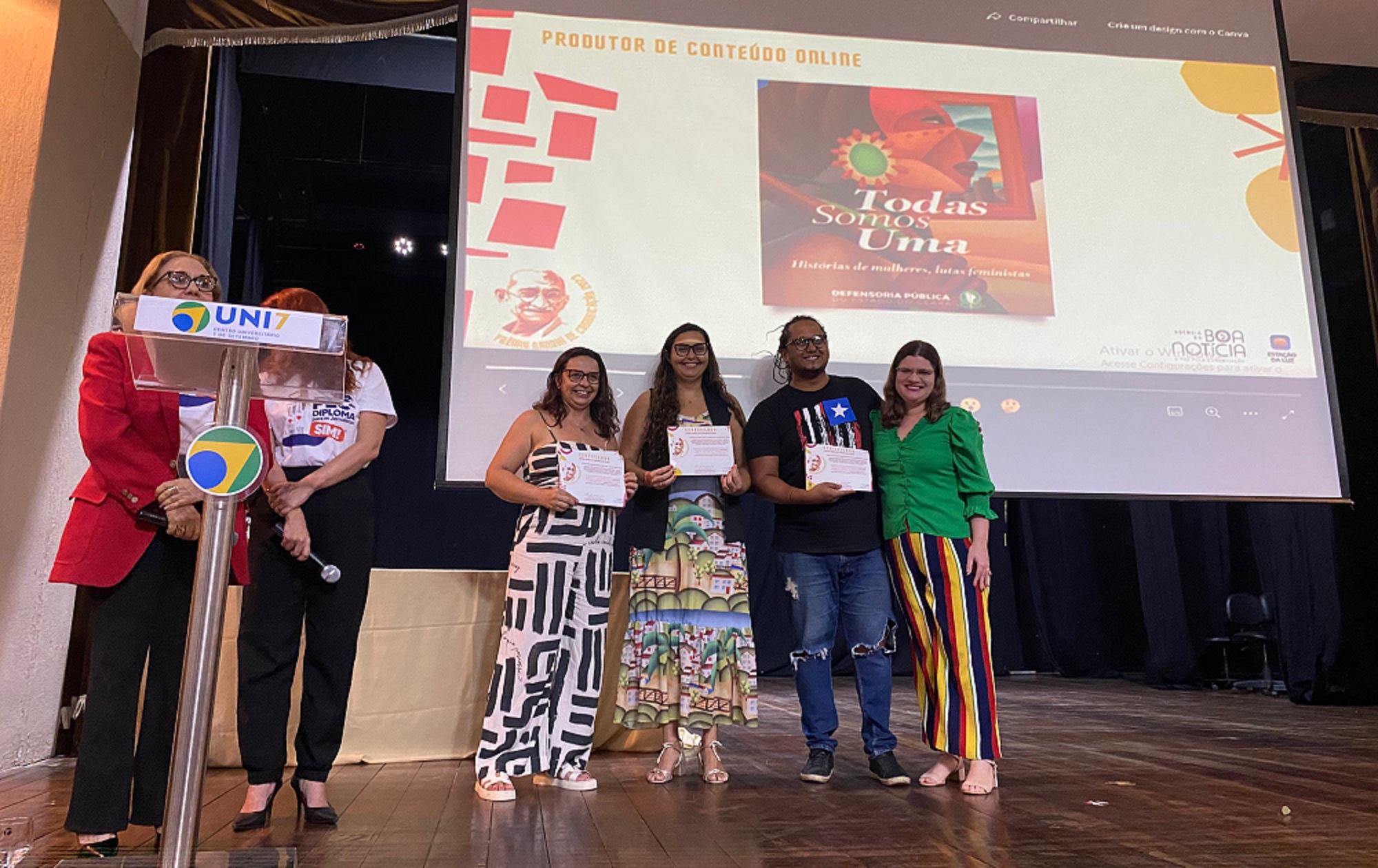 Defensoria recebe pela primeira vez Prêmio Gandhi de Comunicação, que promove direitos humanos e cultura de paz