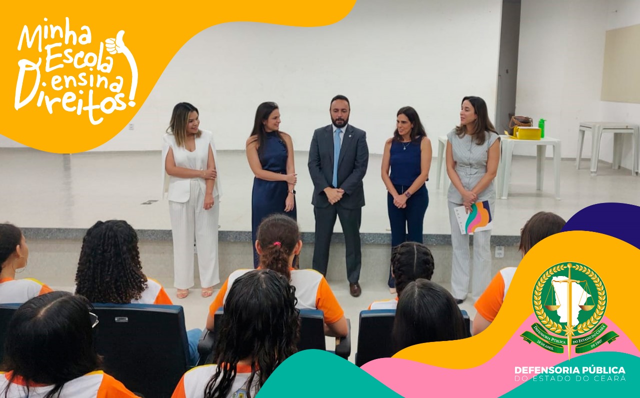 Projeto “Minha Escola Ensina Direitos” aborda o direito à segurança pública no ciclo de palestra de outubro