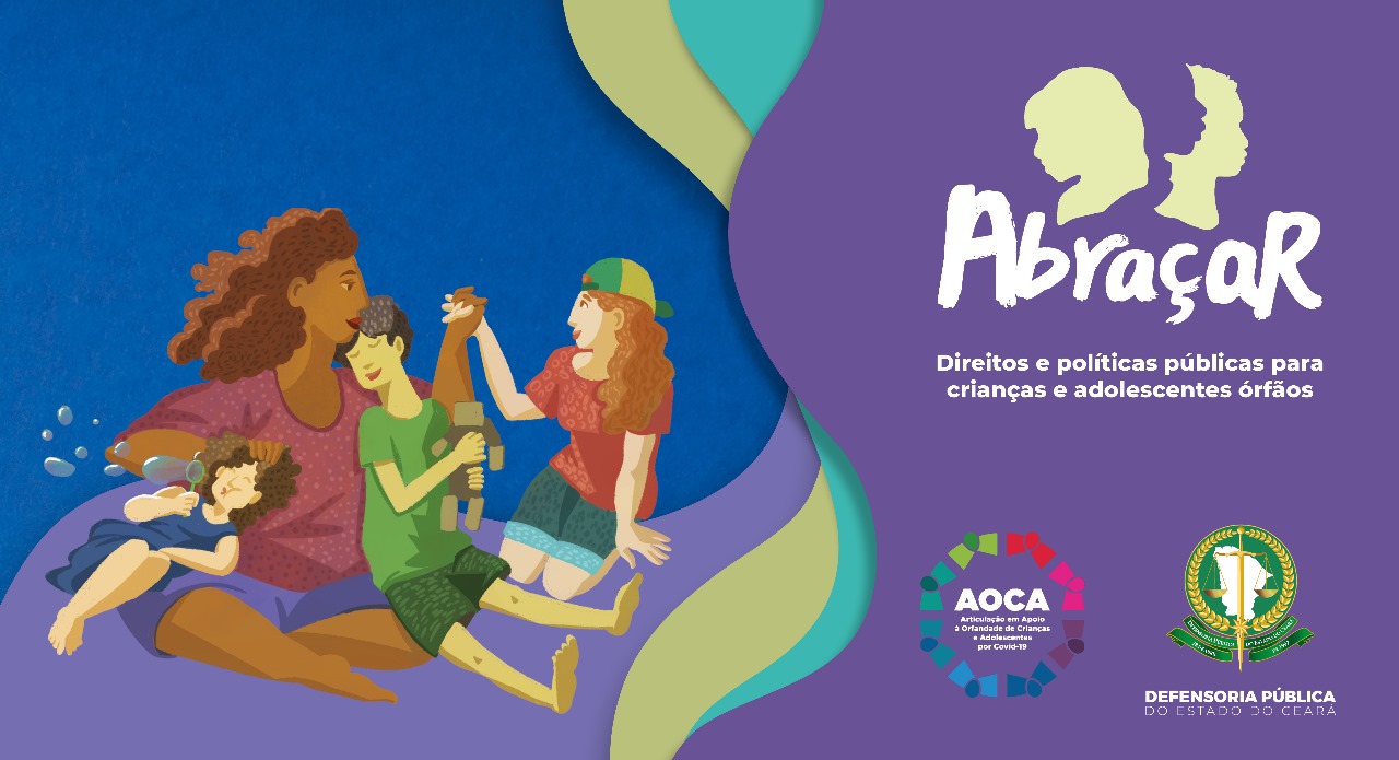Abraçar: acontecem dias 5 e 6 atendimentos do mutirão para regularizar guarda de crianças e adolescentes órfãos