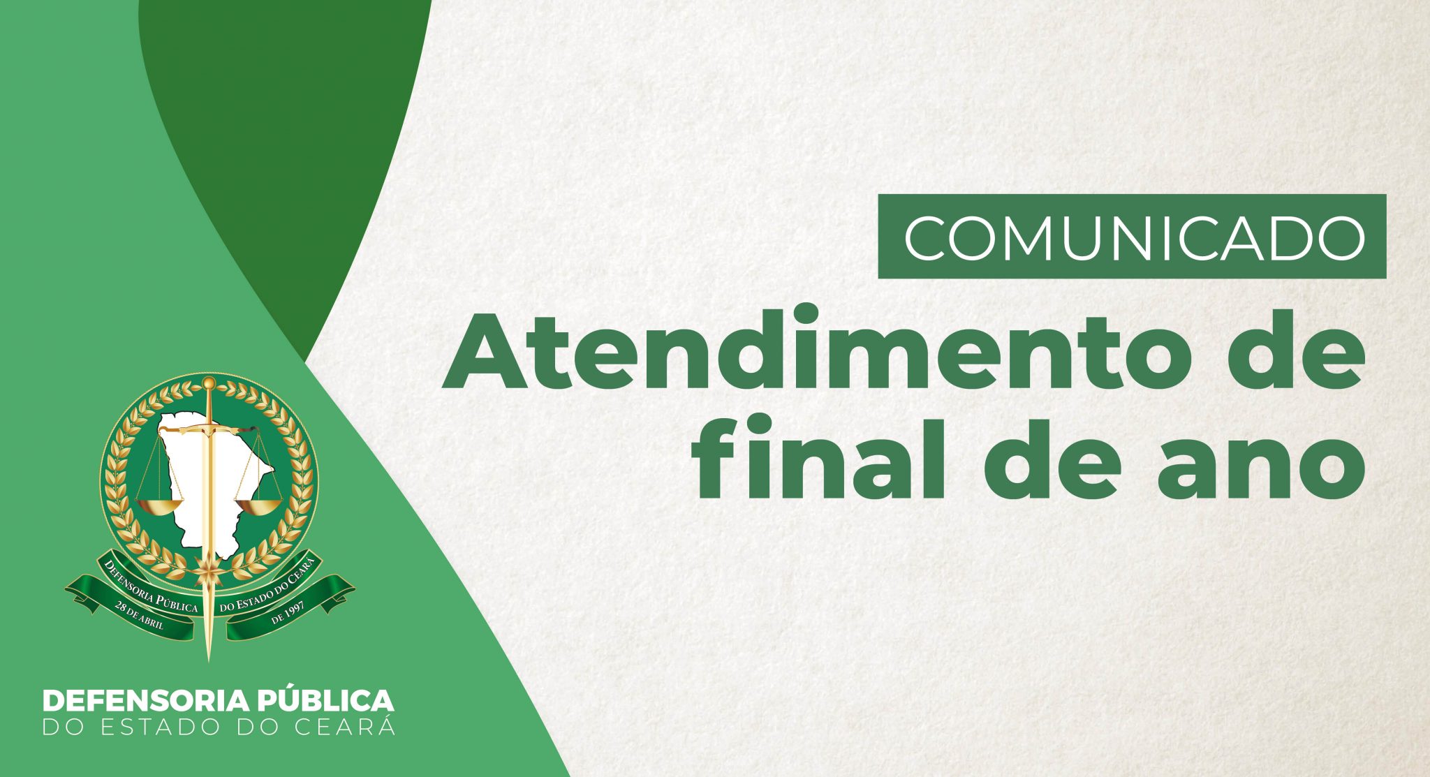 Defensoria Geral divulga instrução normativa com orientações sobre o período do recesso forense