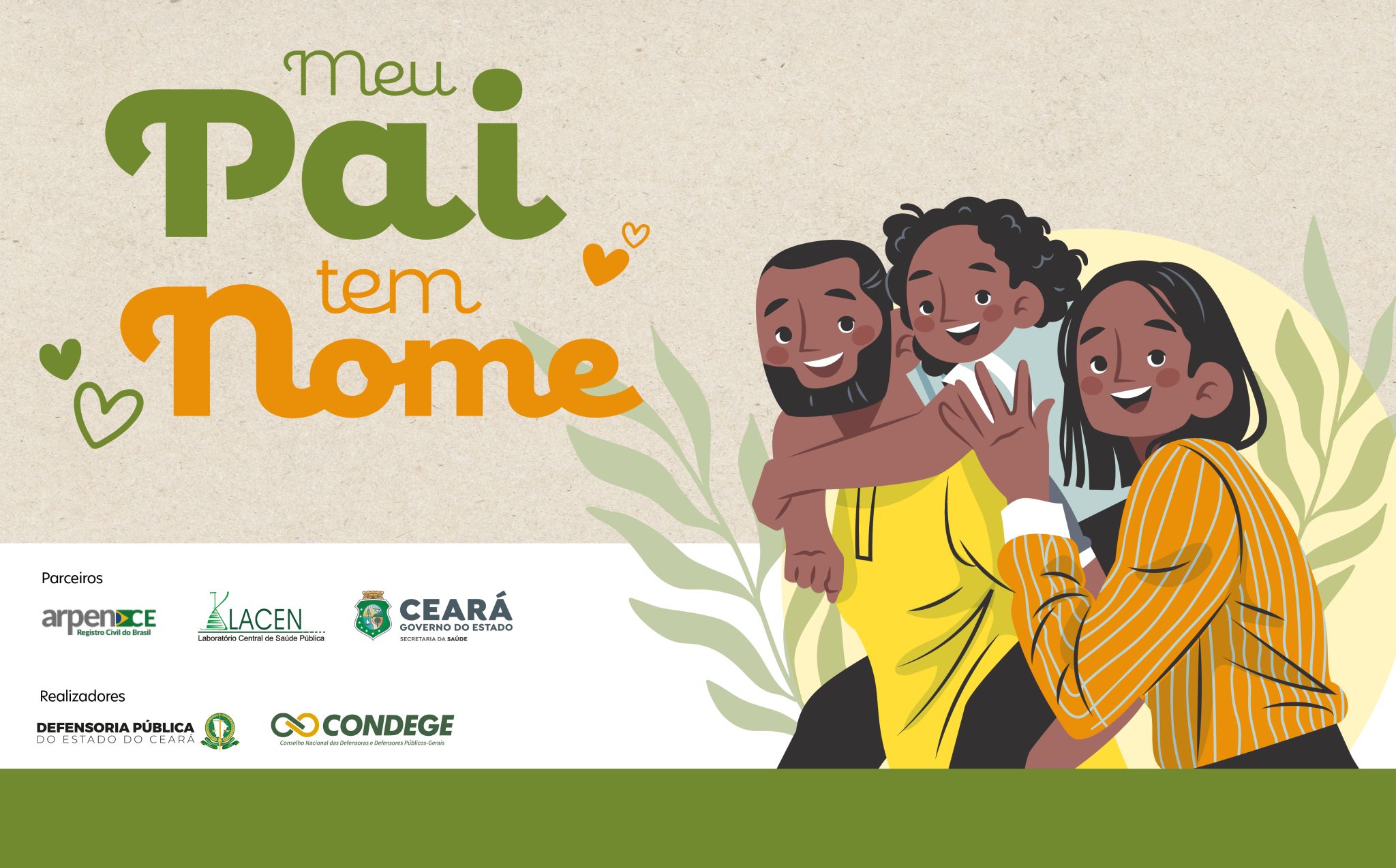 ÚLTIMO DIA: Inscrições para o mutirão “Meu Pai Tem Nome” encerram nesta segunda (28) 