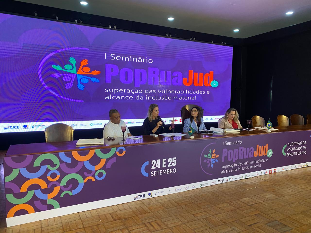 Defensoria Pública participa do 1° Seminário Pop Rua Jud