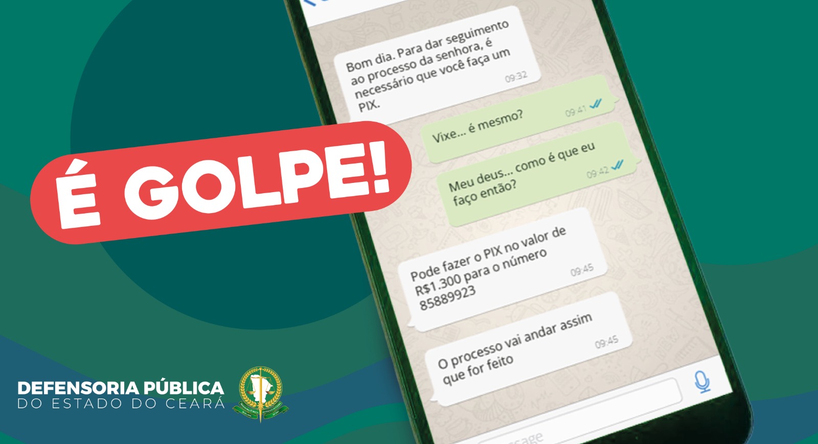 Cuidado: é golpe!