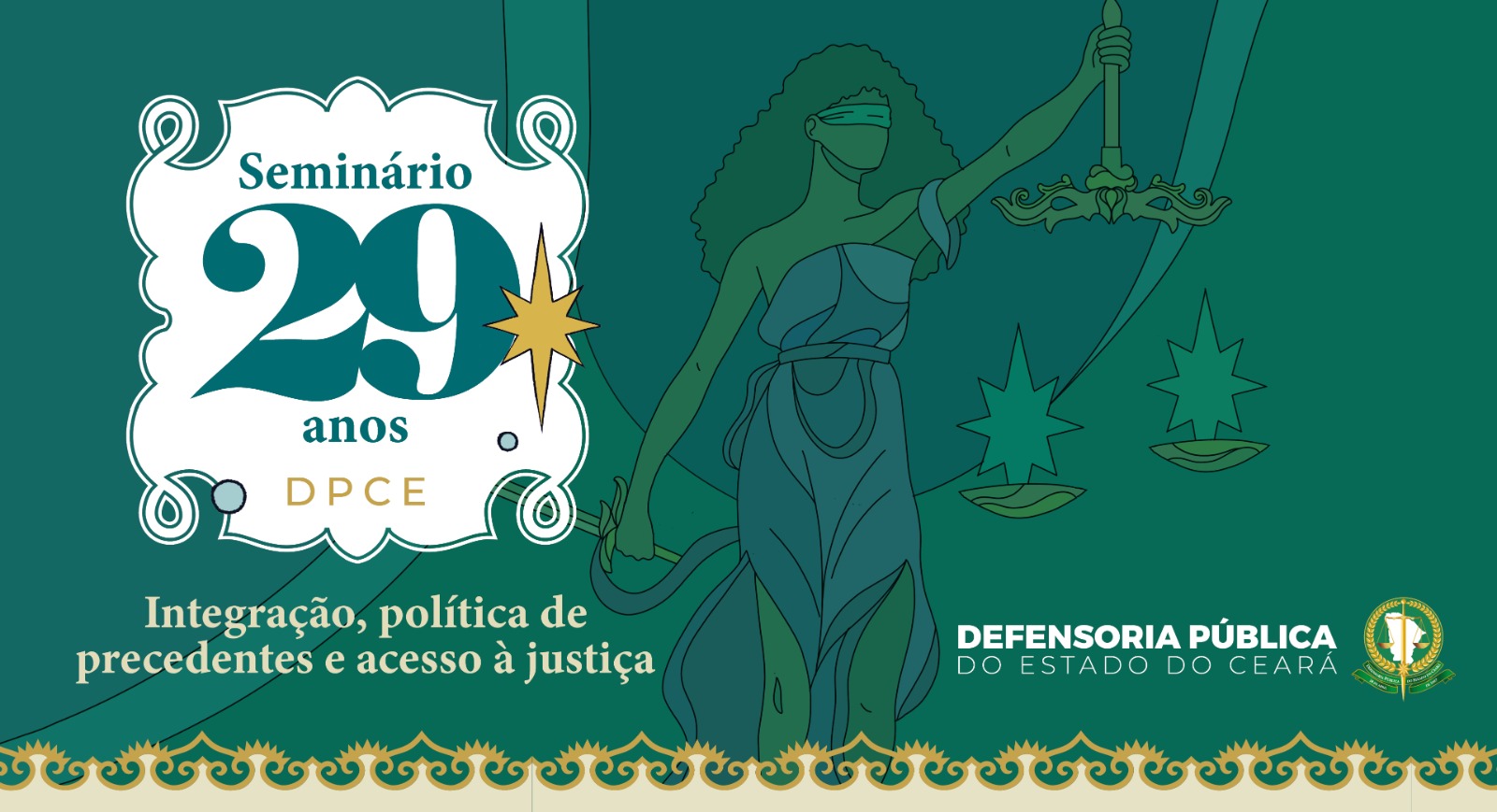 29 anos da DPCE – Defensoria realiza seminário sobre precedentes e atuação estratégica para defensores e interessados