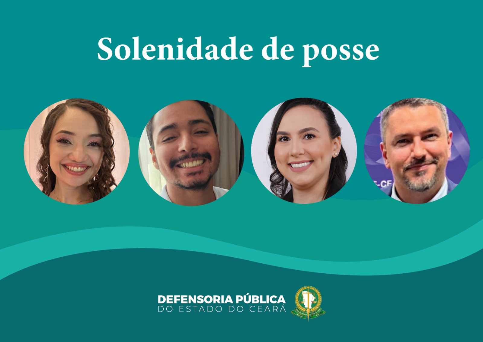 Defensoria do Ceará empossa quatro novos defensores nesta sexta-feira (17)